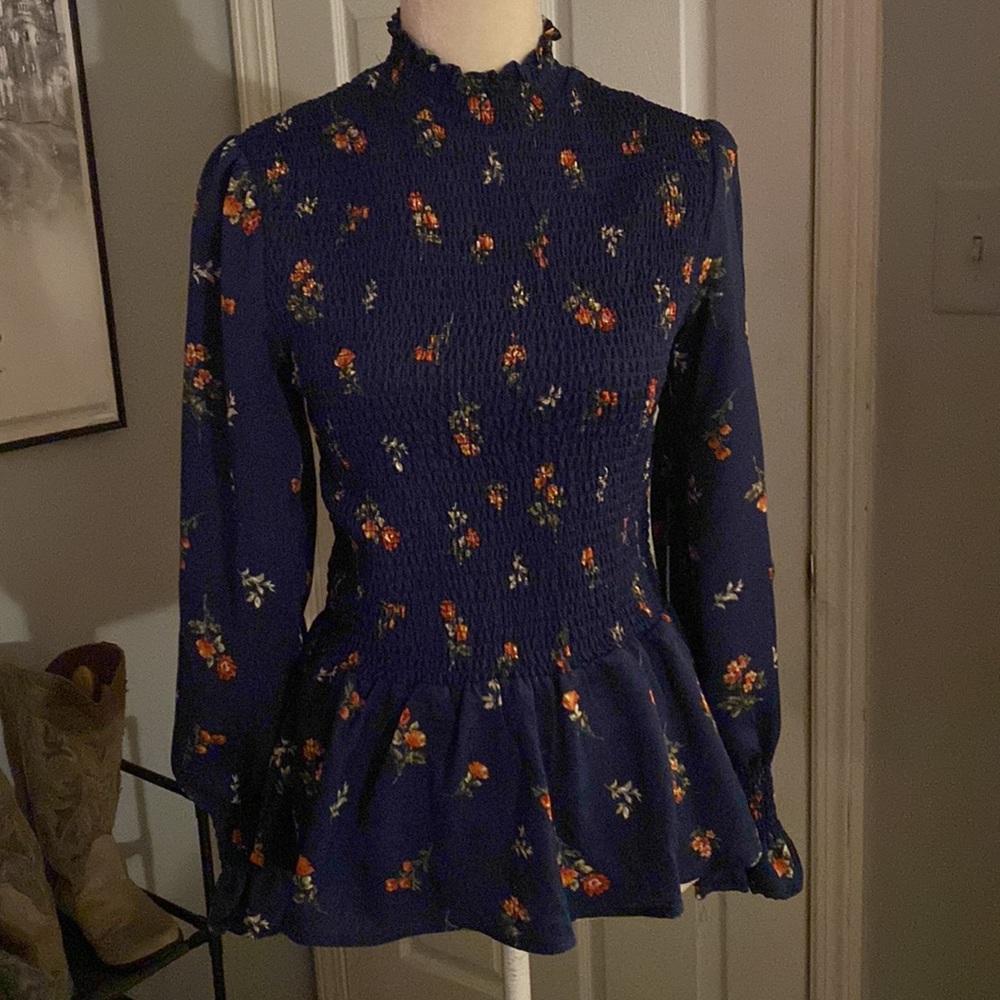 Floral Navy Blue Camisole